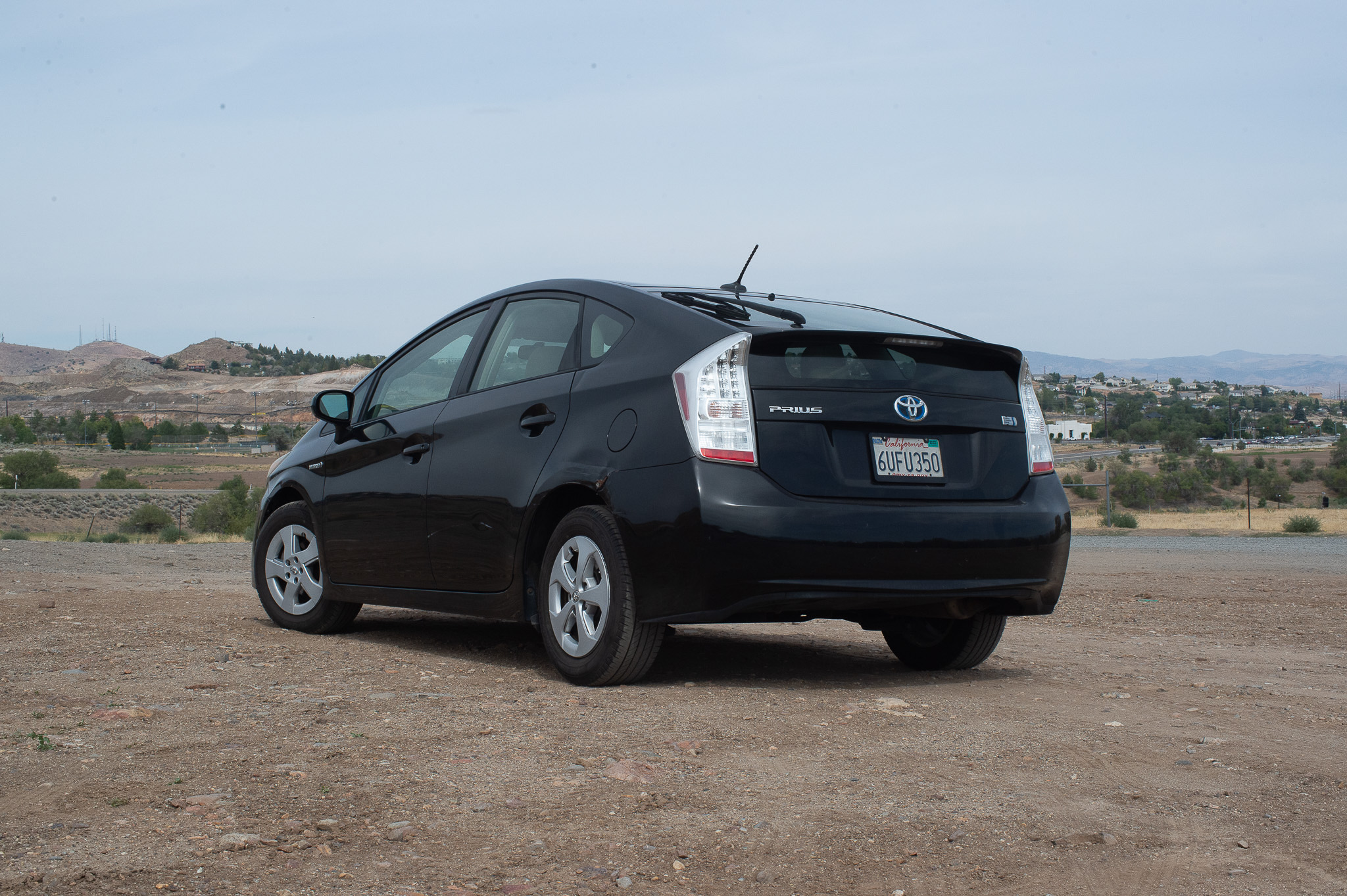 Prius rear view