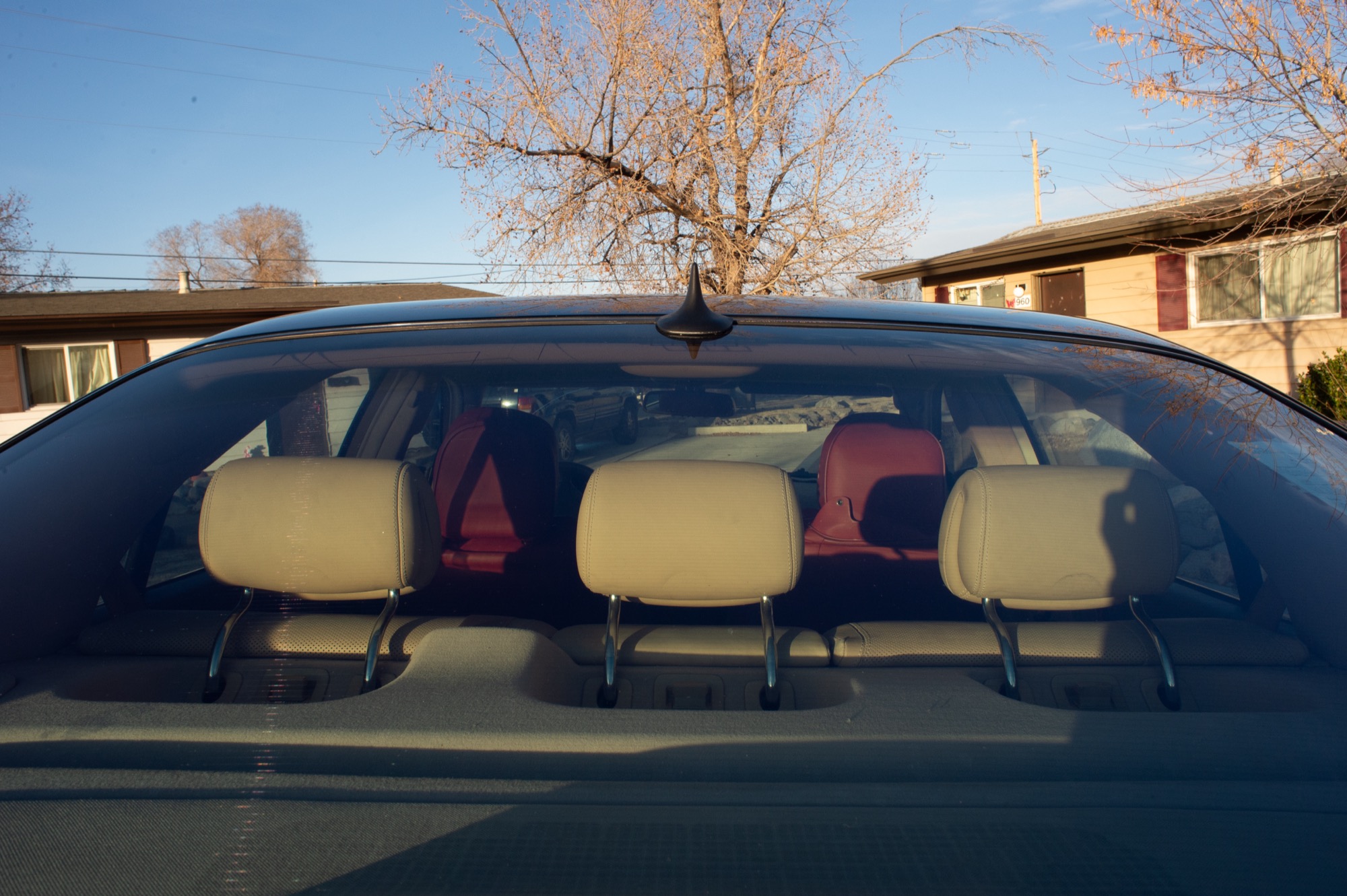 Mercedes S500 rear windshield